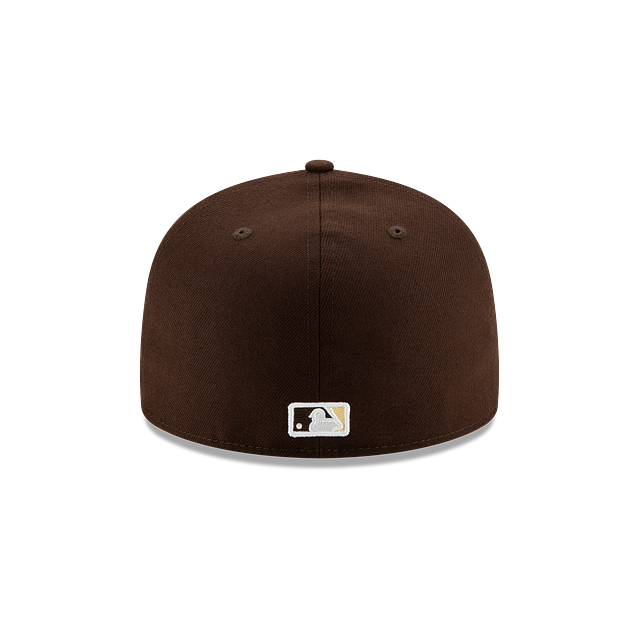 Casquette ajustée alternative de la collection authentique 59Fifty marron pour homme des San Diego Padres MLB New Era 