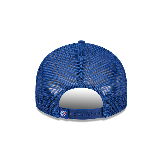 Toronto Blue Jays MLB New Era Royal 9Fifty Low Profile Cooperstown Trucker Snapback pour hommes