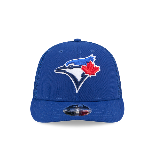 Toronto Blue Jays MLB New Era Royal 9Fifty Low Profile Trucker Snapback pour hommes