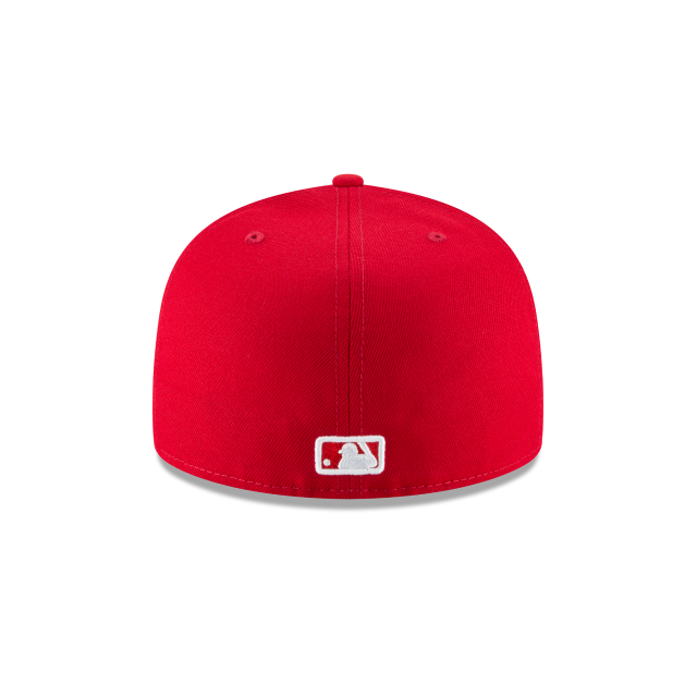 Casquette ajustée de base rouge écarlate 59Fifty MLB New Era des Dodgers de Los Angeles pour hommes