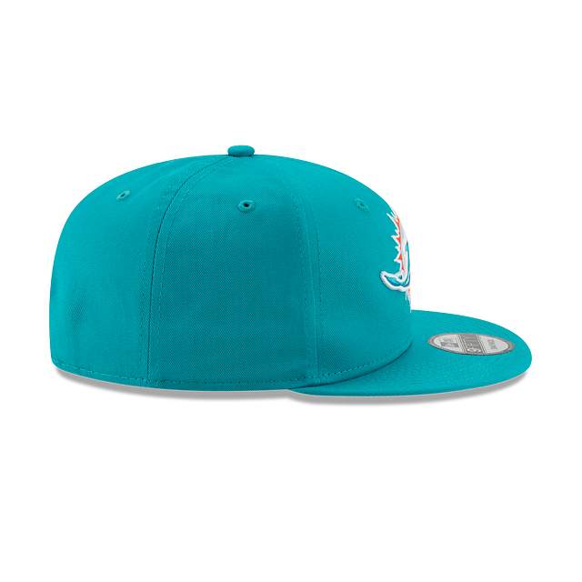 Miami Dolphins NFL New Era Teal Breeze 9Fifty Basic Snapback pour hommes