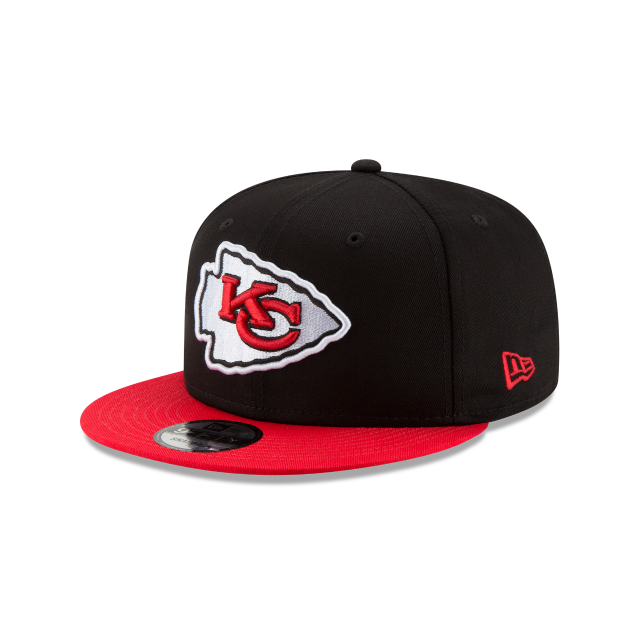 Kansas City Chiefs NFL New Era Snapback 9Fifty Basic noir/rouge pour hommes