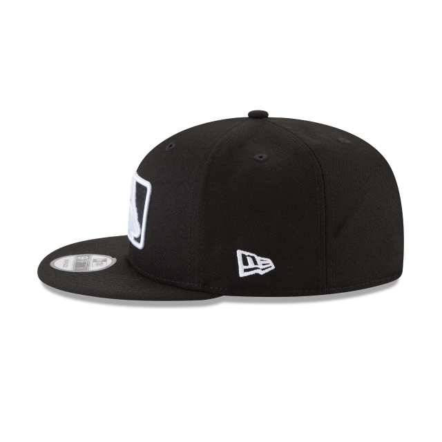 Casquette Snapback basique 9Fifty noire et blanche avec logo MLB Batterman de New Era pour homme