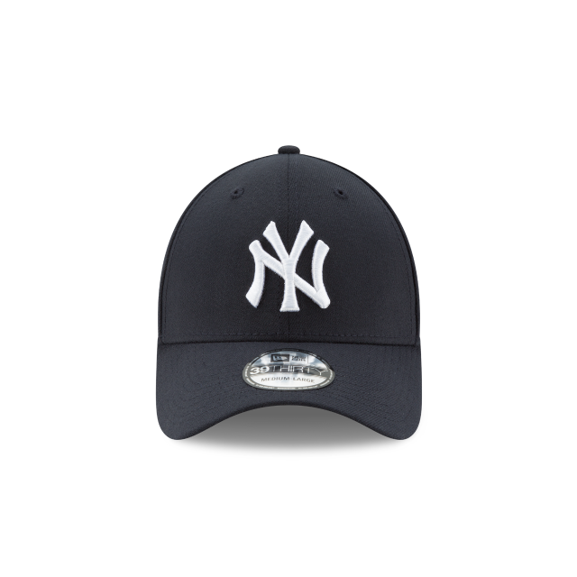 New York Yankees MLB New Era Men's Navy 39Thirty Team Classic Stretch Fit Hat