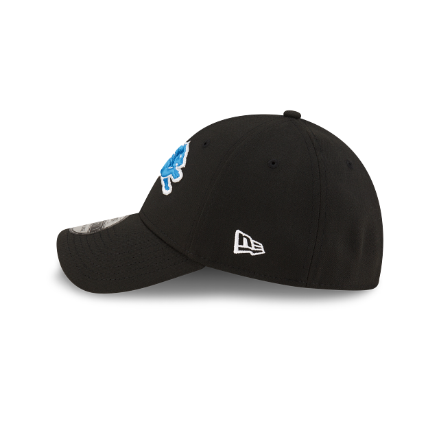 Detroit Lions NFL New Era Men's Black 39Thirty Team Classic Stretch Fit Hat