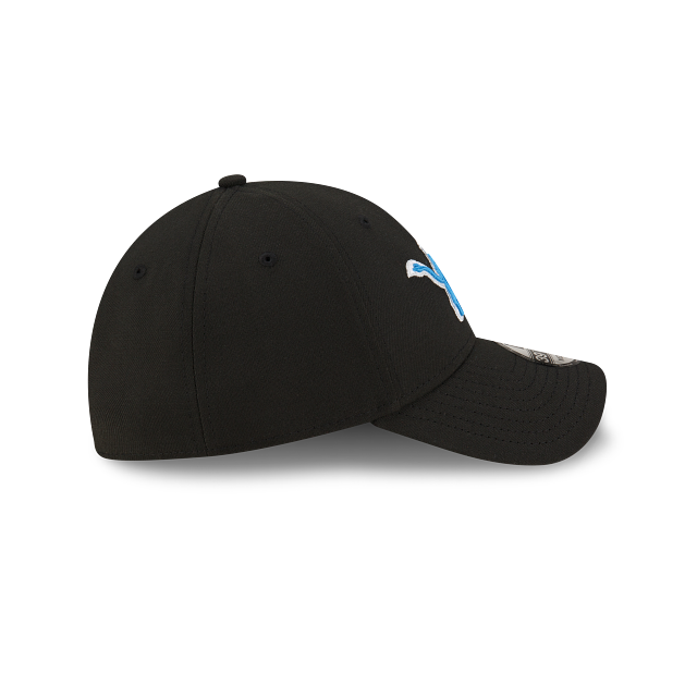 Detroit Lions NFL New Era Men's Black 39Thirty Team Classic Stretch Fit Hat