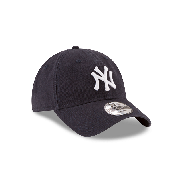 Casquette ajustable New York Yankees MLB New Era pour homme, bleu marine, 9Twenty Core Classic Home