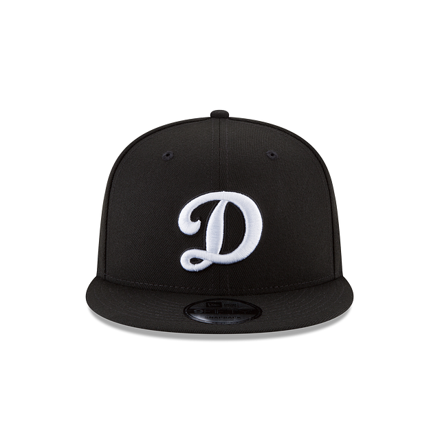 Los Angeles Dodgers MLB New Era Men's Black White D Logo 9Fifty Basic Snapback