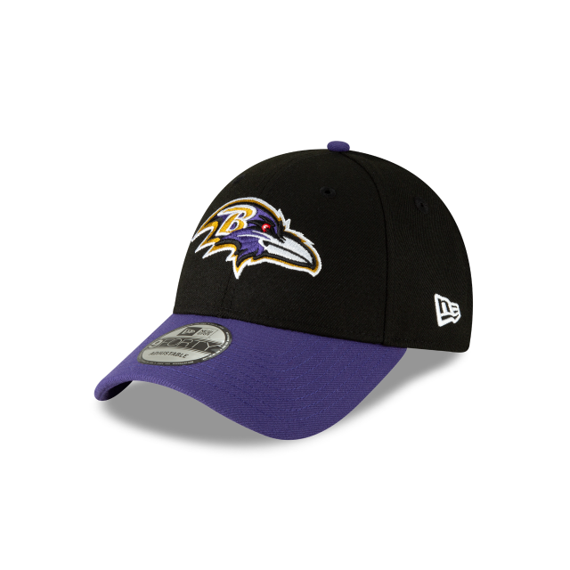 Baltimore Ravens NFL New Era Casquette réglable 9Forty The League noir/violet pour hommes