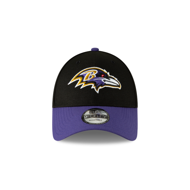 Baltimore Ravens NFL New Era Men's Black/Purple 9Forty The League Adjustable Hat