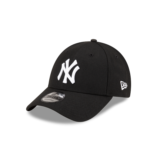 Casquette réglable noire 9Forty MLB New Era New York Yankees pour hommes