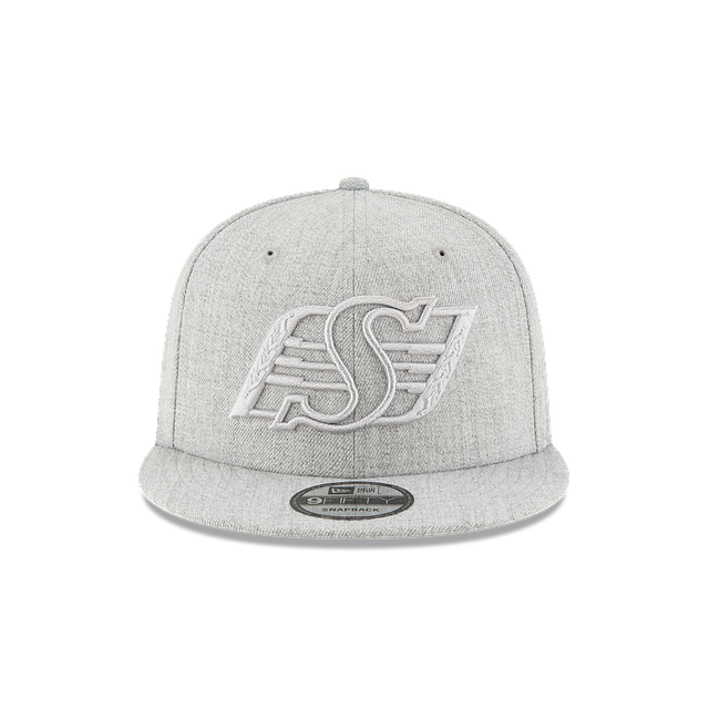 Casquette Snapback 9Fifty Twisted Frame New Era des Roughriders de la Saskatchewan pour hommes