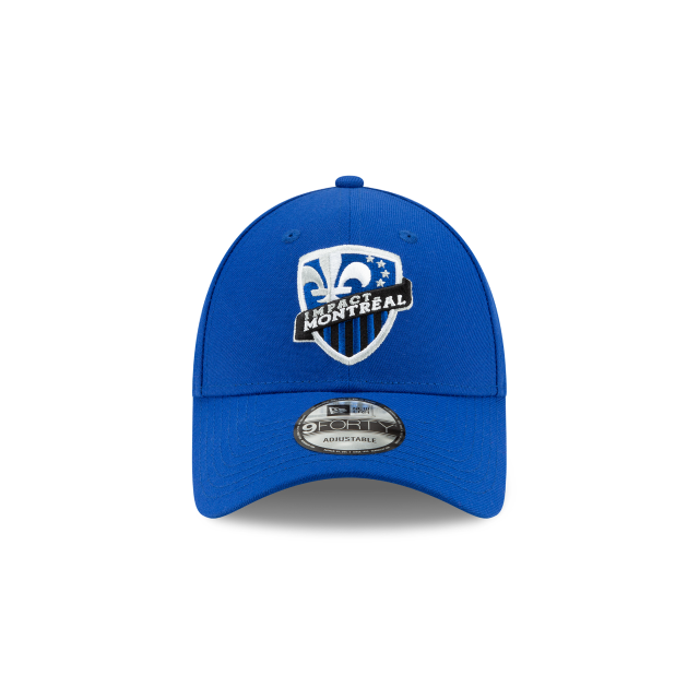 Casquette réglable bleu royal 9Forty The League de l'Impact de Montréal MLS New Era pour hommes