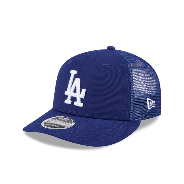 Los Angeles Dodgers MLB New Era Royal 9Fifty Low Profile Trucker Snapback pour hommes