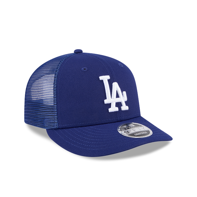 Los Angeles Dodgers MLB New Era Royal 9Fifty Low Profile Trucker Snapback pour hommes