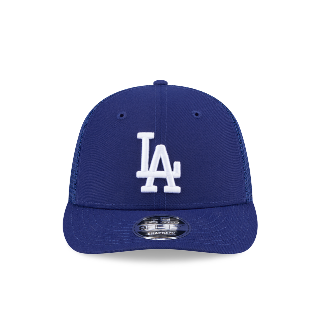 Los Angeles Dodgers MLB New Era Royal 9Fifty Low Profile Trucker Snapback pour hommes