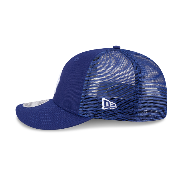 Los Angeles Dodgers MLB New Era Royal 9Fifty Low Profile Trucker Snapback pour hommes