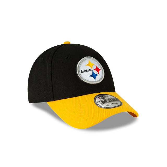 Pittsburgh Steelers NFL New Era Men's Black/Yellow 9Forty The League Adjustable Hat