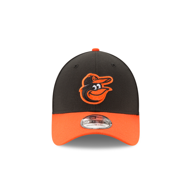 Baltimore Orioles MLB New Era Men's Black/Orange 39Thirty Team Classic Stretch Fit Hat