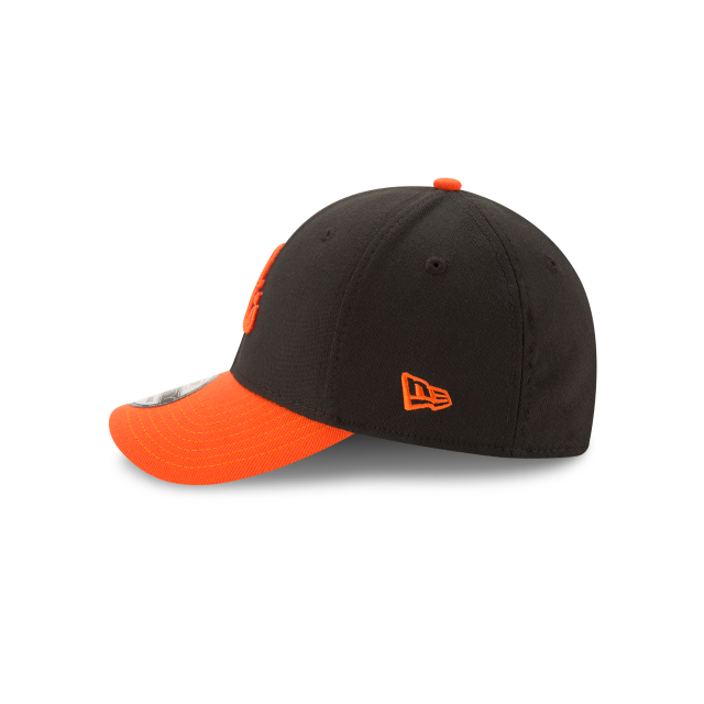 Baltimore Orioles MLB New Era Men's Black/Orange 39Thirty Alternate Team Classic Stretch Fit Hat