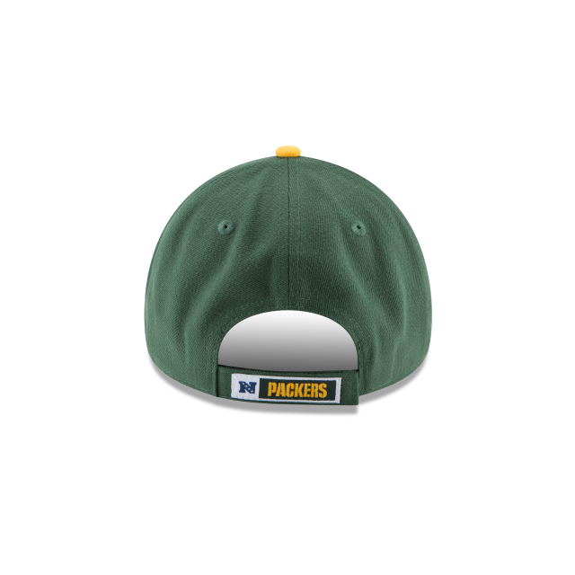 Green Bay Packers NFL New Era Casquette ajustable verte 9Forty The League pour hommes