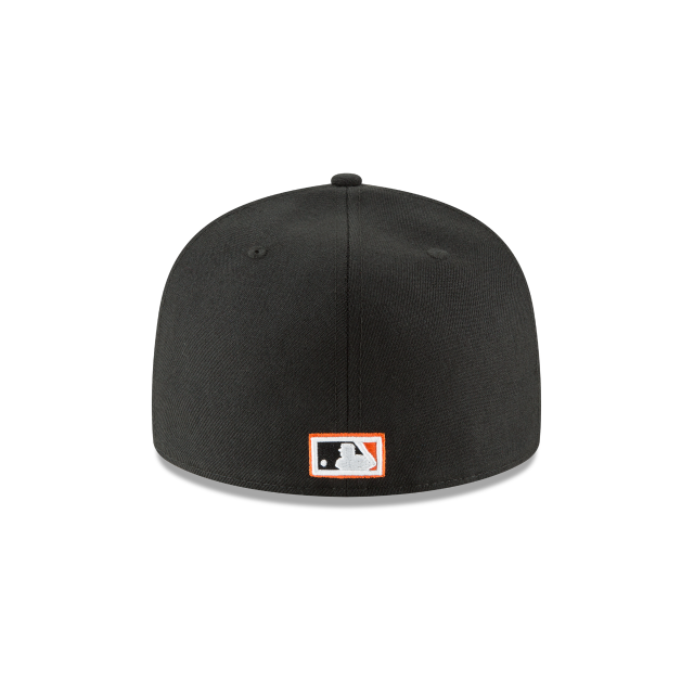 Baltimore Orioles MLB New Era Casquette ajustée en laine noire 59Fifty 1989 Cooperstown pour hommes