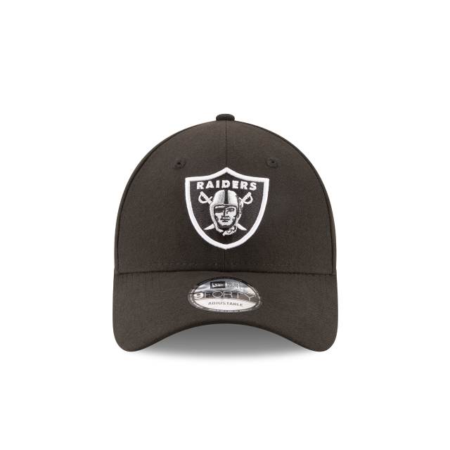 Las Vegas Raiders NFL New Era Men's Black 9Forty The League Adjustable Hat