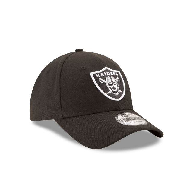 Las Vegas Raiders NFL New Era Men's Black 9Forty The League Adjustable Hat