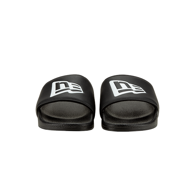 New Era Flag Men's Black White AX20 Slides Sandals