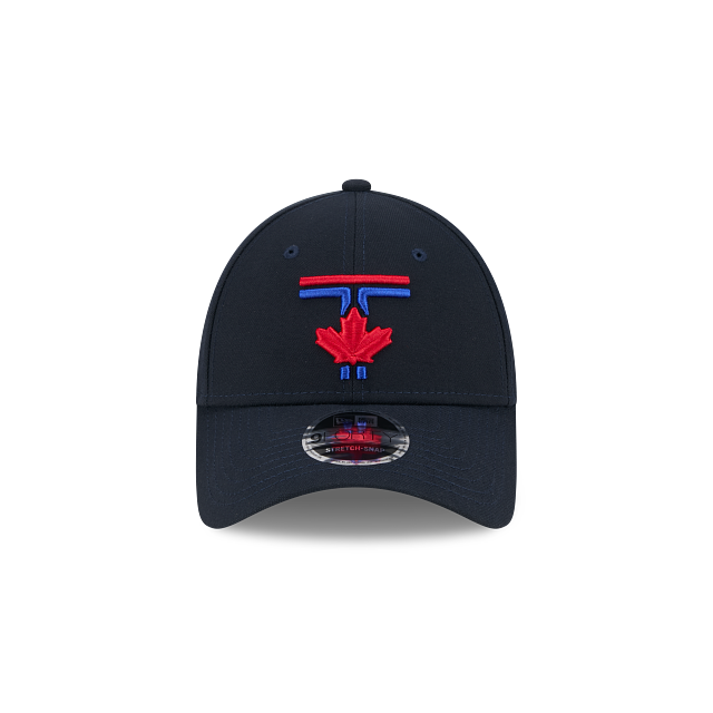 Toronto Blue Jays MLB New Era Men's Navy 9Forty 2024 City Connect Adjustable Hat