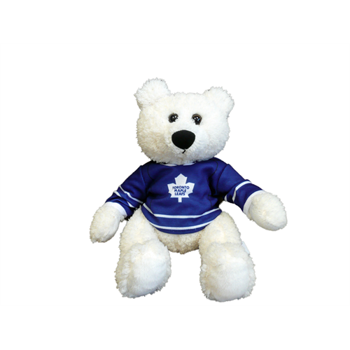 Ours polaire Toronto Maple Leafs NHL Peluche Maison 10" Curly Gritter