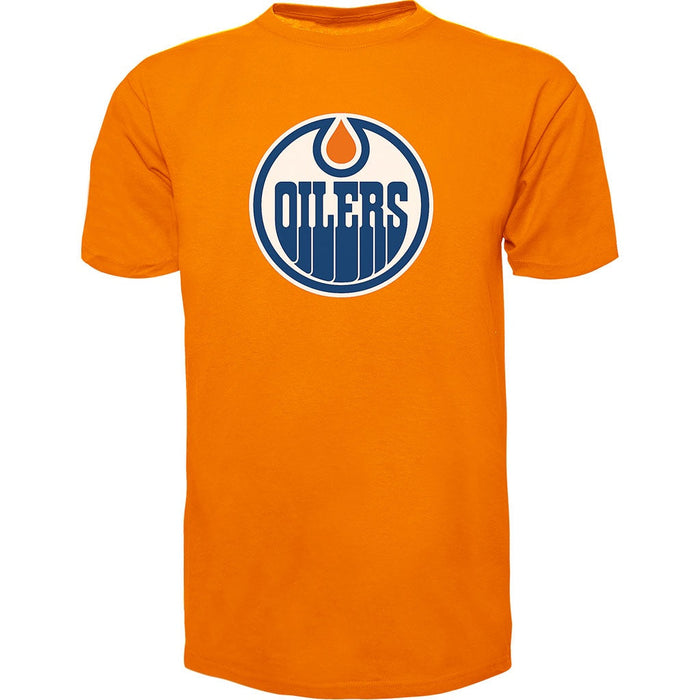 Edmonton Oilers NHL 47 Brand Men's Orange Super Rival T-Shirt
