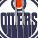 Edmonton Oilers NHL Bulletin Men's Athletic Grey Express Twill Logo Hoodie