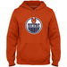 Edmonton Oilers NHL Bulletin Men's Orange Express Twill Logo Hoodie
