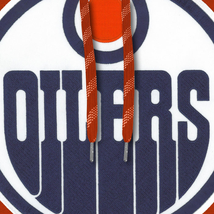 Edmonton Oilers NHL Bulletin Men's Orange Express Twill Logo Hoodie