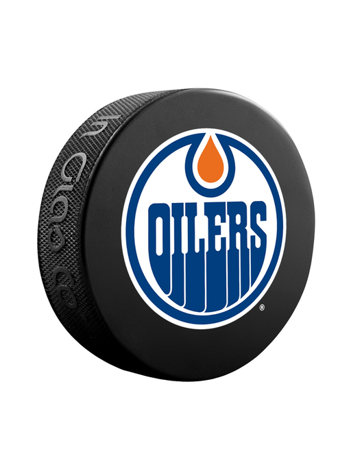 Edmonton Oilers NHL Inglasco Basic Souvenir Hockey Puck