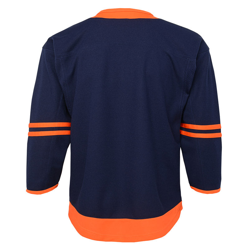 Edmonton Oilers NHL Outerstuff Youth Navy Alternate Premier Jersey