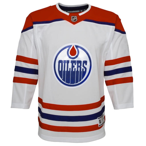 Edmonton Oilers NHL Outerstuff Youth White 2020/21 Special Edition Premier Jersey