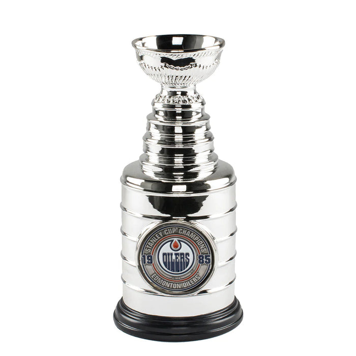 Edmonton Oilers NHL TSV 1985 Stanley Cup Champions 8" Replica Trophy
