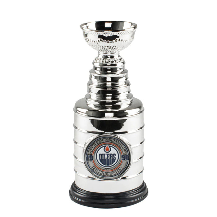 Edmonton Oilers NHL TSV 1990 Stanley Cup Champions 8" Replica Trophy