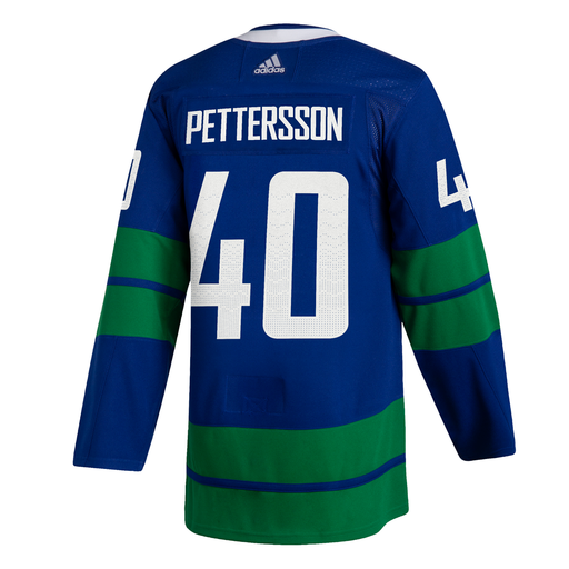 Elias Pettersson Vancouver Canucks NHL Adidas Men's Royal Blue Alternate Authentic Pro Jersey