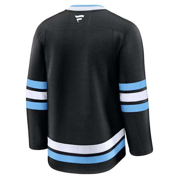 Maillot de hockey noir de qualité supérieure pour homme de marque NHL Fanatics du Utah Hockey Club