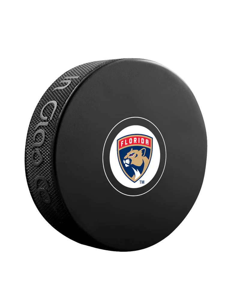 Florida Panthers NHL Inglasco Official Autograph Souvenir Hockey Puck