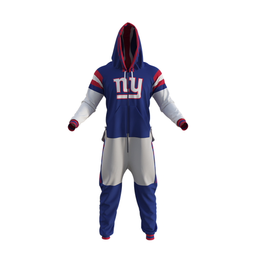 New York Giants NFL Hockey Sockey Men s Navy Team Uniform Onesie