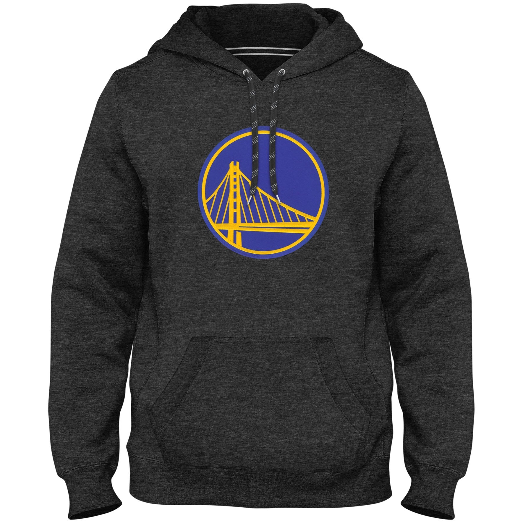 Golden State Warriors NBA Bulletin Men's Charcoal Express Twill Logo Hoodie