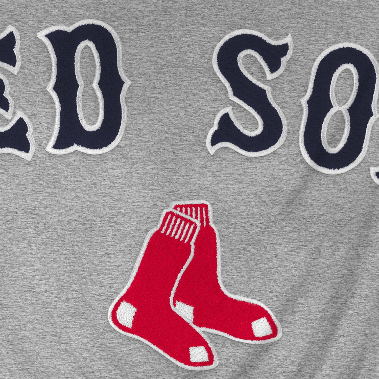 Boston Red Sox MLB Bulletin Sweat à capuche athlétique gris express en sergé pour hommes