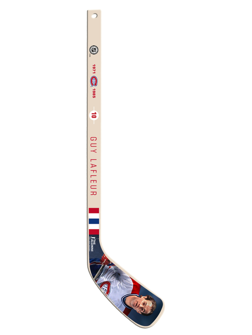 Guy Lafleur Montreal Canadiens NHL Inglasco Alumni Mini Wooden Stick