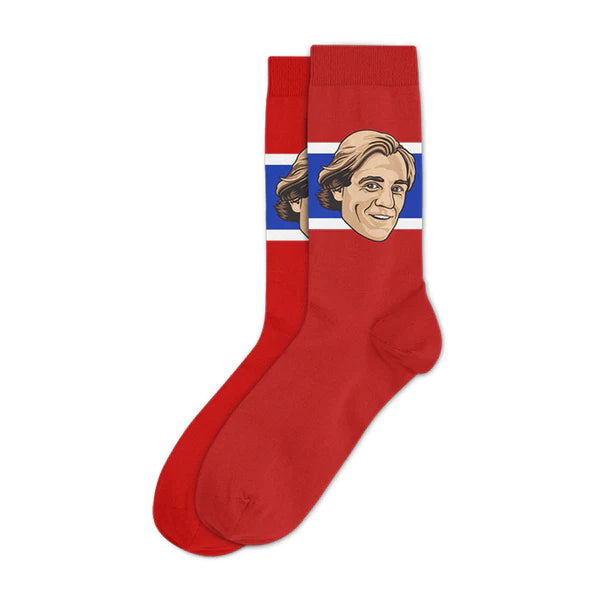 Guy Lafleur Montreal Canadiens NHL Major League Socks Men's Red Alumni Crew Socks