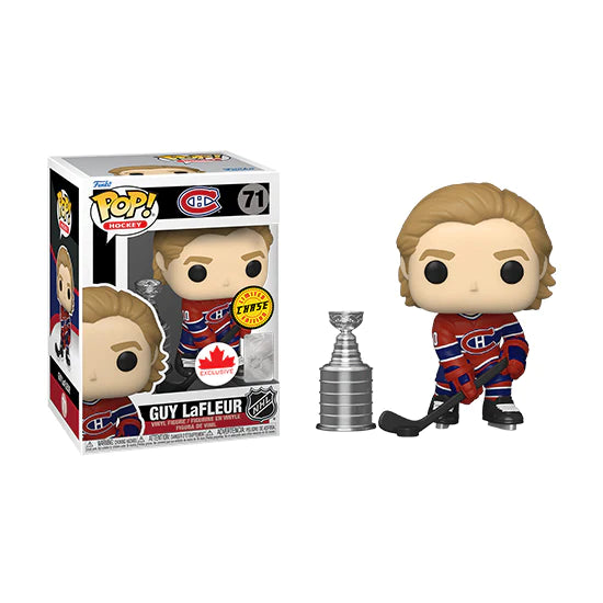 Figurine en vinyle Funko POP Chase Edition des Canadiens de Montréal de Guy Lafleur