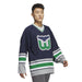 Hartford Whalers NHL Adidas Men's Navy Team Classics Vintage Authentic Jersey